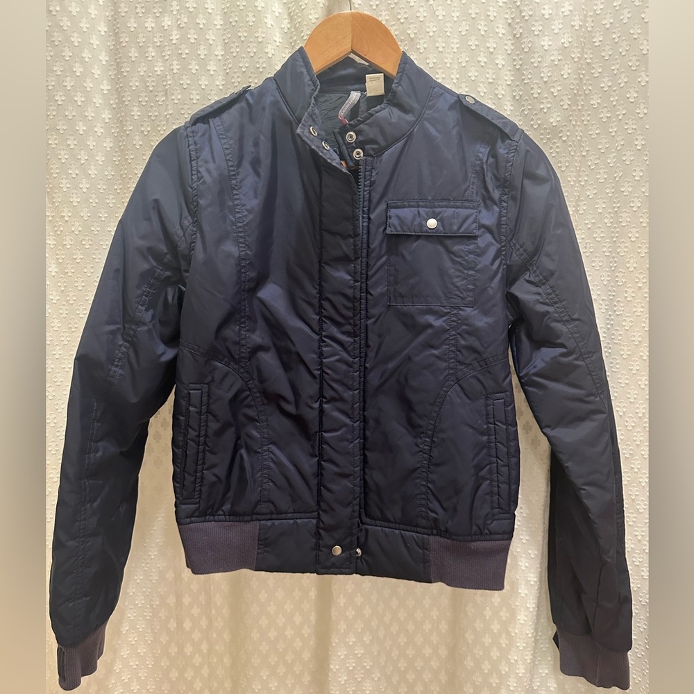 Nordstrom Blue Bomber Jacket Puffy Women’s Blue